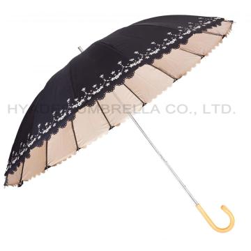 Parapluie UV brodé pour femme