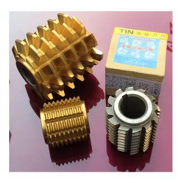 Tin Coated and Uncoated HSS M2 M35 Gear Hob Cutters