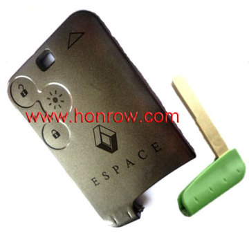 Hot sale products-- Renault ESPACE 3button remote key blank with blade