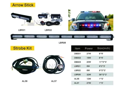 SL01A 1W TIR Lens Car LED Emergency Lights