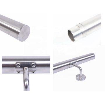 Stainless Steel Wall Mounted Stair Balustrades Handrails