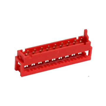 High Quality 1.27mm Micro Match Red IDC Socket Flat Cable Assemblies