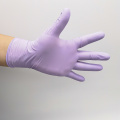 Guanti per la casa usa e getta viola guanti di nitrile economici
