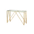Mesa de console de vidro elegante e fina para a vida moderna