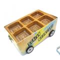 Triangle Food Tin Box Tinplate Rectangular Box With Latch Factory