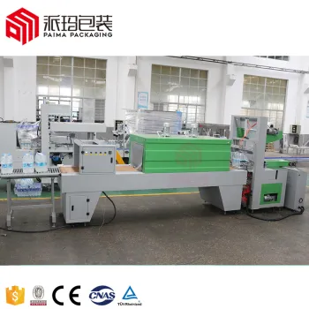 Box Sleeve Wrapping and Shrink Packing Line: Carton Sleeve Wrapping Film and Shrinking Machine