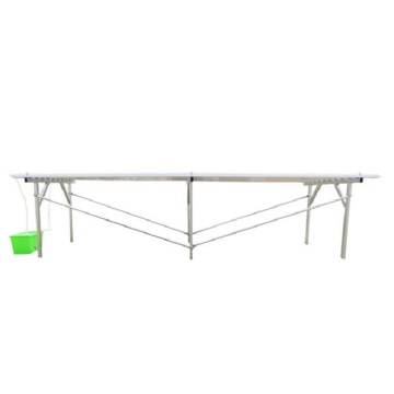 4m/8m Stainless Steel Shelf Flat Hydroponic System