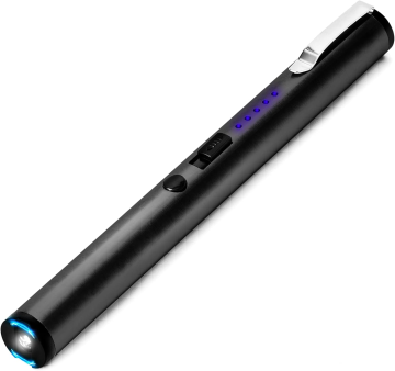 USB Rechargeable Pen Flashlight Laser Self-Defense Tool for Women