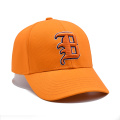 3D Stickerei Orange Baseball Cap Großhandel