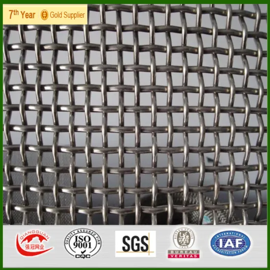 2016 hot sale High Tensile Heavy Crimped stainless steel wire mesh factory price