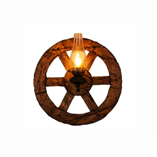 Vintage Industrial LED Wall Lights - Rustic Metal Decor