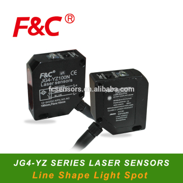 JG4-YZ100/JG4-YZ300 series laser sensors, laser photoelectric sensors, PNP/NPN, NO.NC, 12~24VDC Laser Sensor..