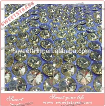 rhinestone crystal with metal claw, large sew on rhinestones