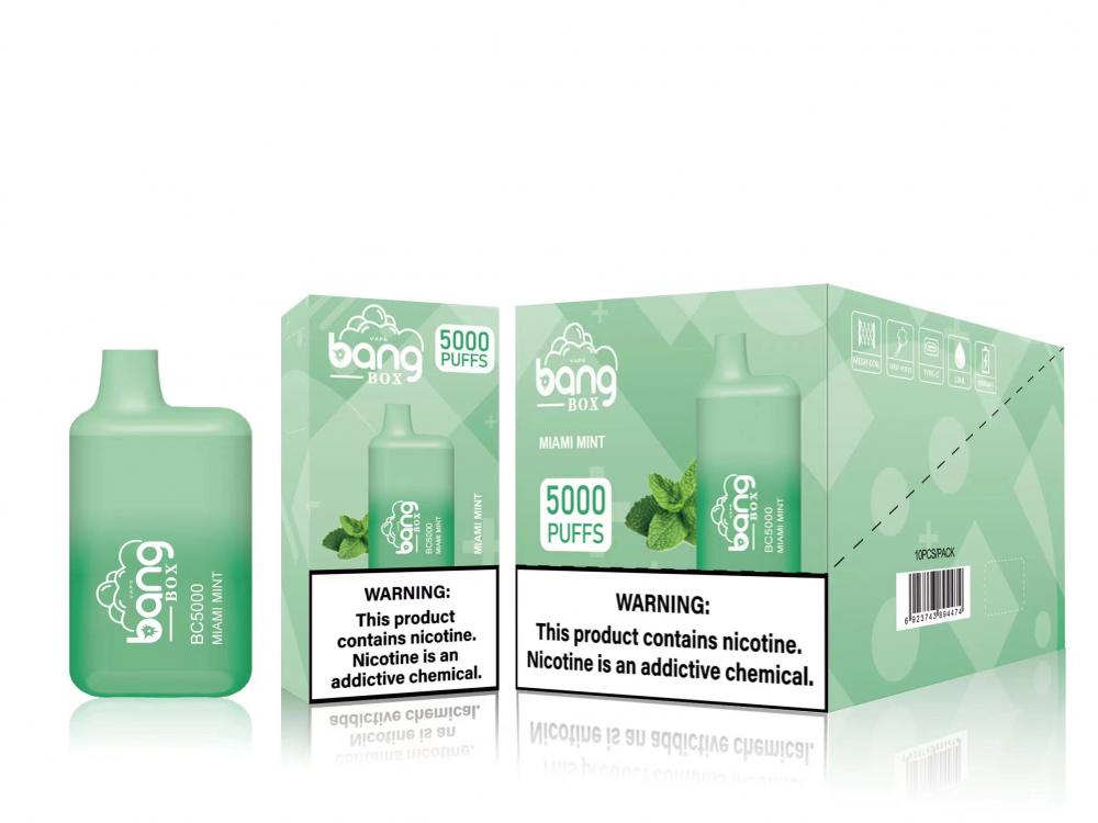 Bang BC 5000PUFFS Disposbale Rechargeable Vape E-liquid