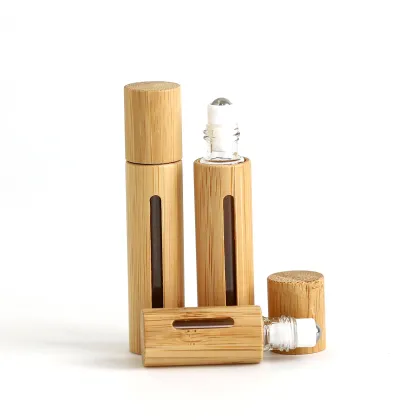 Bamboo Shell Roller Perfume Bottles