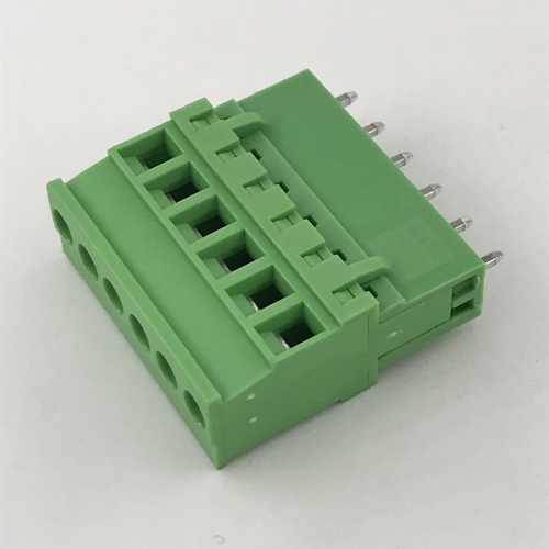 180degree PCB pluggable terminal block connector