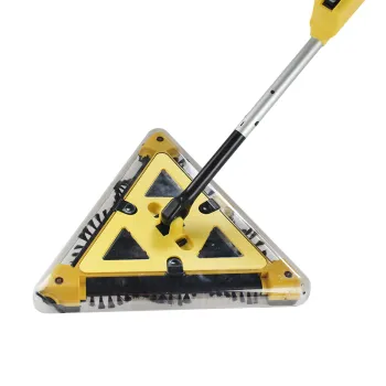 360 Degree Swivel Rechargeable Battery Triangle Electric Twister Sweeper