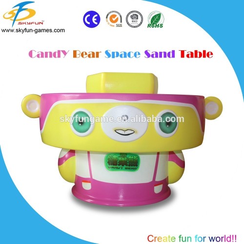 Colorful design kids space sand table electric kids play sand table for sale