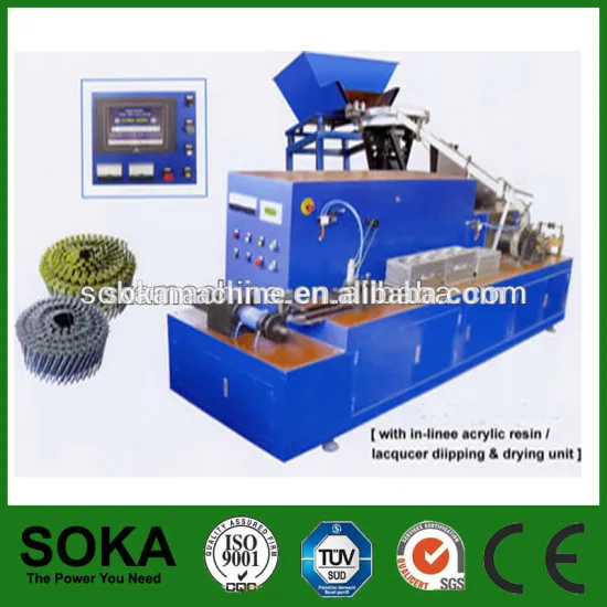 Advanced high quality coil nails making machine (factory)