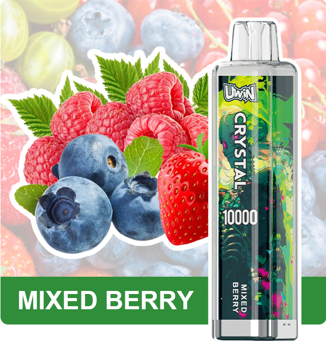 Uwin crystal 10000 puffs vape sekali pakai