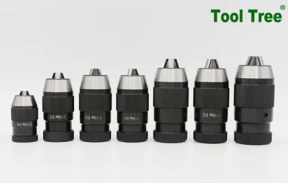 Jacobs tapper fitting keyless drill chuck