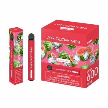使い捨てEVape600puffsブルーラズアイスフレーバー550mahVape Pen