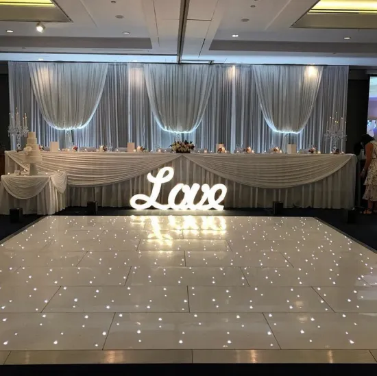 Wireless Twinkle Star LED Magnetic Dance Floor for Party Events