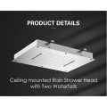 Waterfall Overhead Ceiling Shower Big Shower head