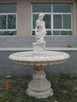 Hand carved marble water fountain
