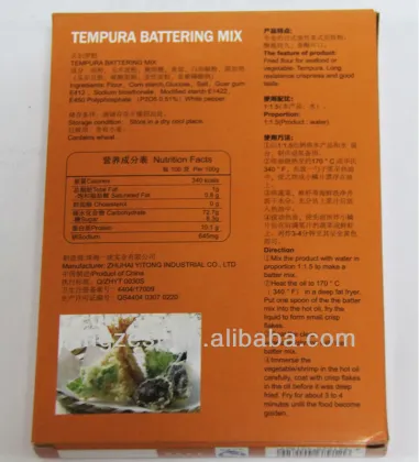 Fried Powder Mix-Tempura Battering Mix