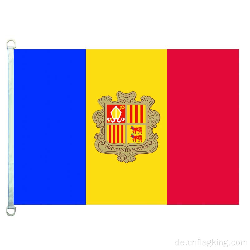 Andorra Nationalflagge 100% Polyester 90*150CM Andorra Banner