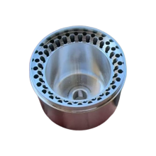 Piezas mecanizadas CNC personalizadas: cachimba de aluminio