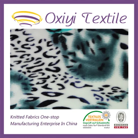 flannel fabric printed for lady bathrobe