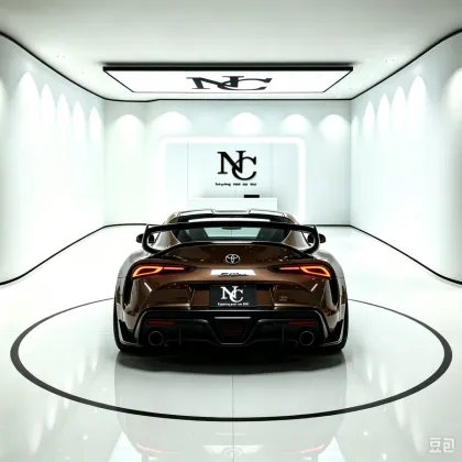 Latte Mousse Car Wrap