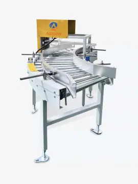 Packaging system product conveyor machine