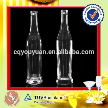 45CL Empty Fancy Ice Wine Bottle Super Flint Glass