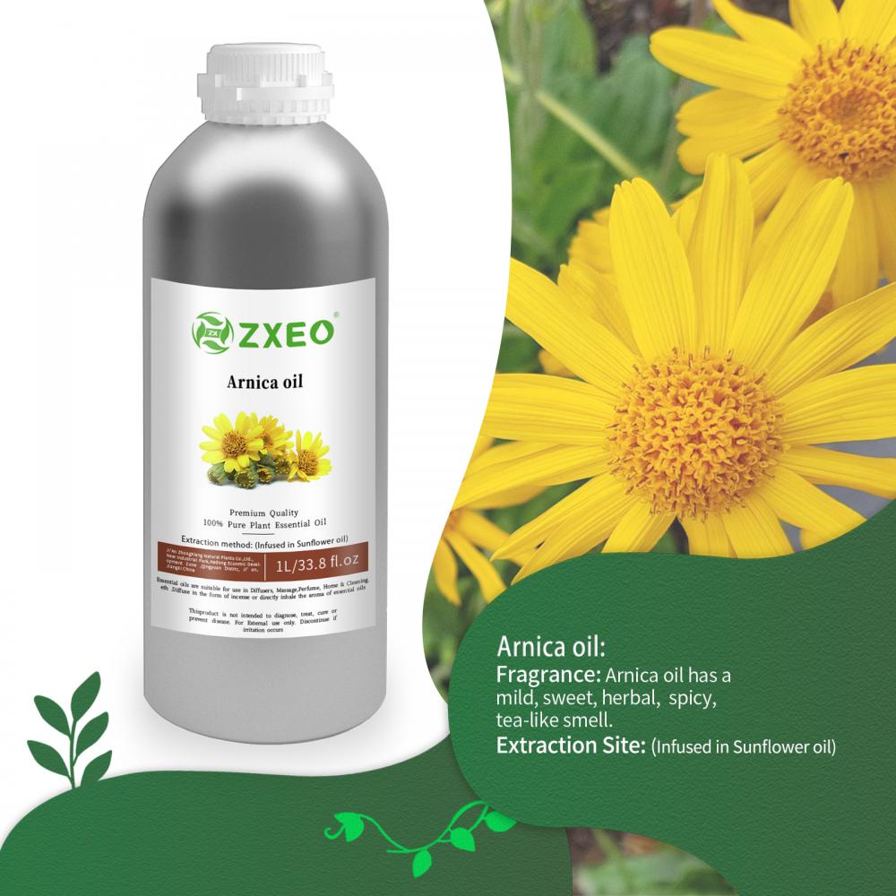 Aceite esencial de Arnica 100% natural para la relajación y el alivio del dolor