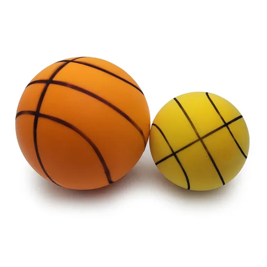 Custom High Quality Silent Basketball: Soft Foam Bouncy Sponge Ball for Kids