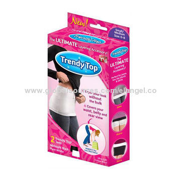Trendy top, the ultimate layer accessory to cover your hips when you wear low-rise pants