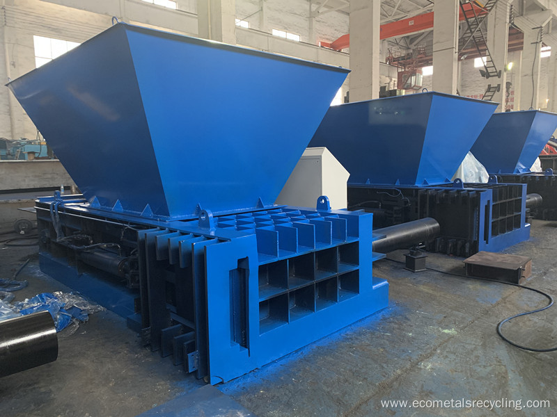 Hydraulic Horizontal Aluminum Cans Press Baler Machine