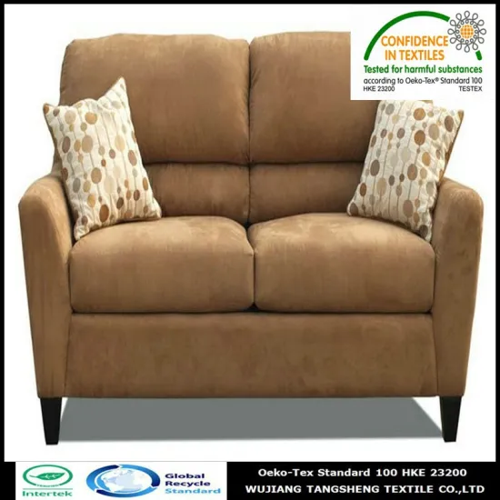 The sofa of recycled polyester woven fabrics, zonal suede fabric