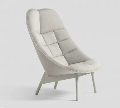Uchiwa quilted lounge chair
