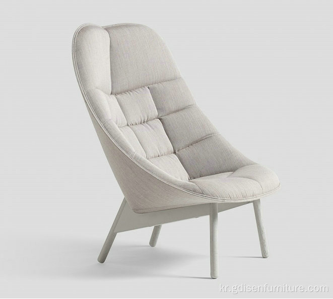 Uchiwa 퀼트 라운지 의자