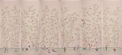 Stylish Gold and Silver Foil Wall Coverings