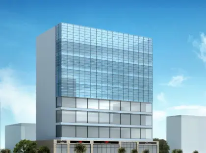 Architectural Glass Vacuum Insulated Glazing in Curtain Wall