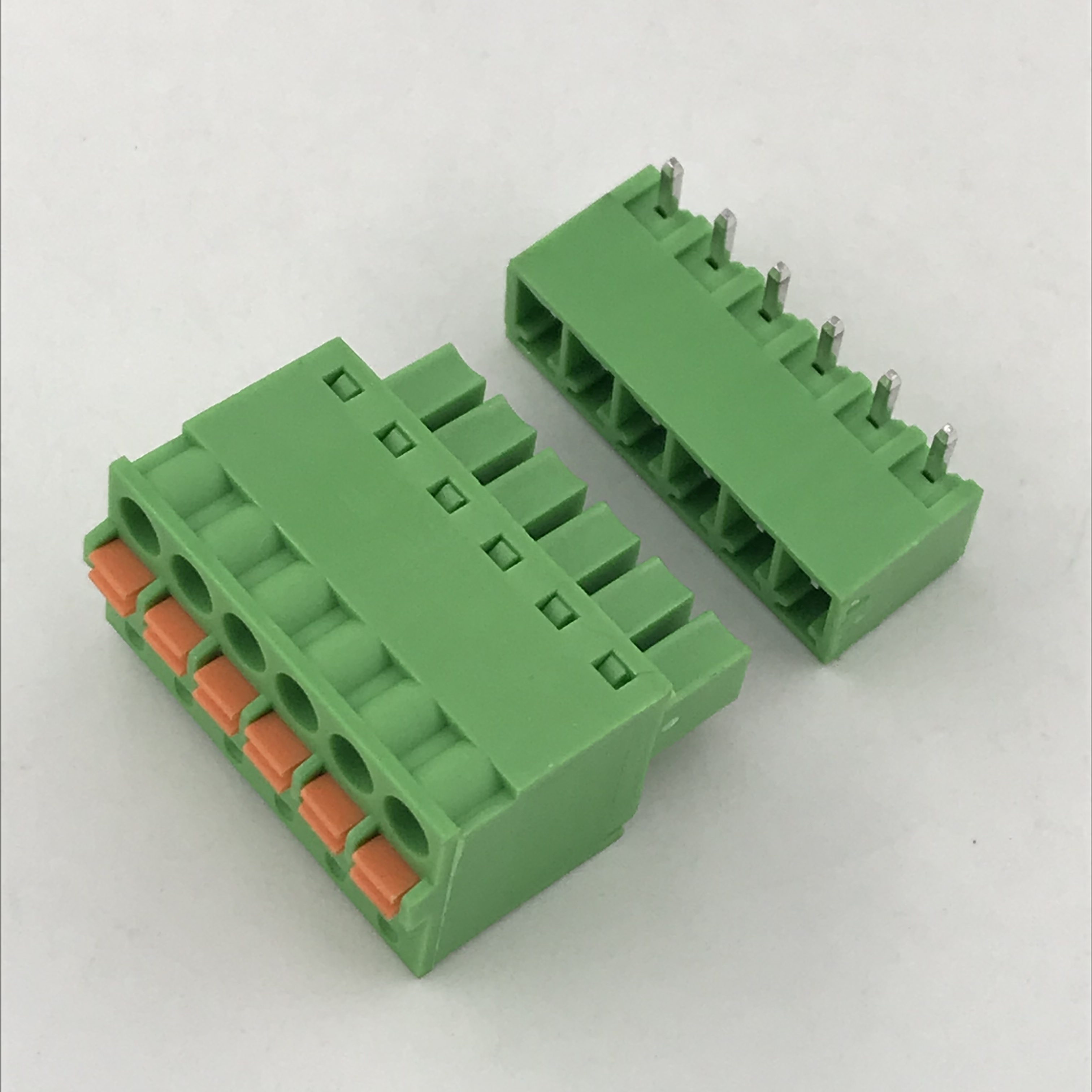 381mm Pitch Spring Type Pcb Plug In Terminal Block 7736