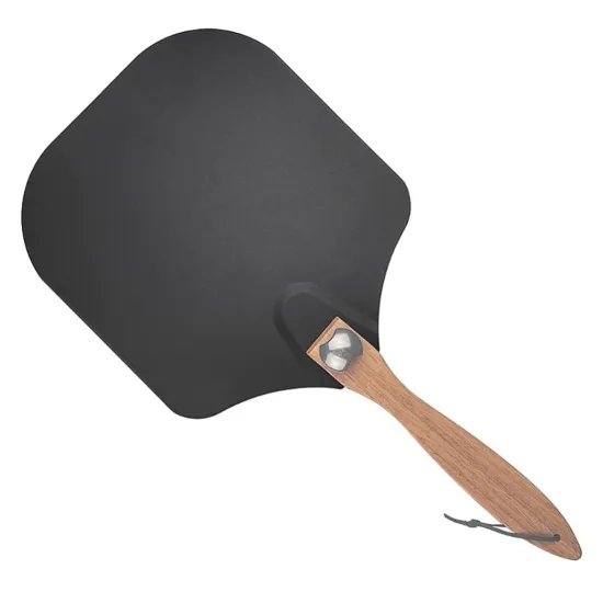 Custom Black Kitchen Supplies Pizza Peel Spatula Paddle Turner