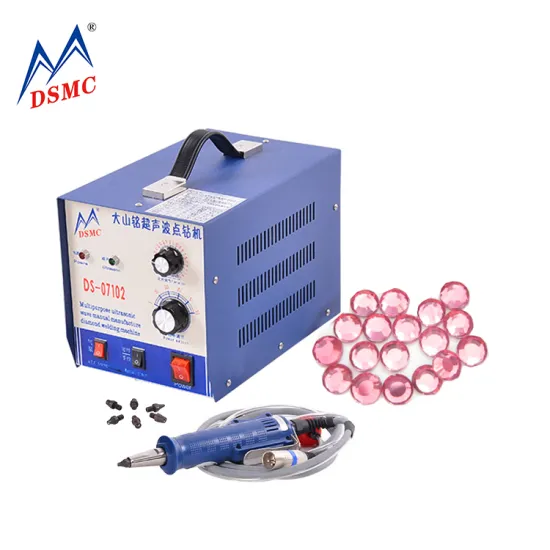 Factory Direct Ultrasonic Hotfix Rhinestone Applicator Machine for Shoe Stone Installation