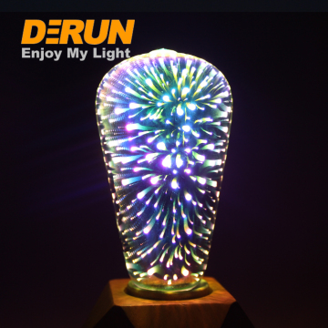 Factory Price 4W 3D Colorful Party Lighting Christmas Bulb - DEC-3D