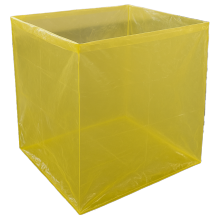 תיק נגד חלודה עם תחתית ריבוע צהוב